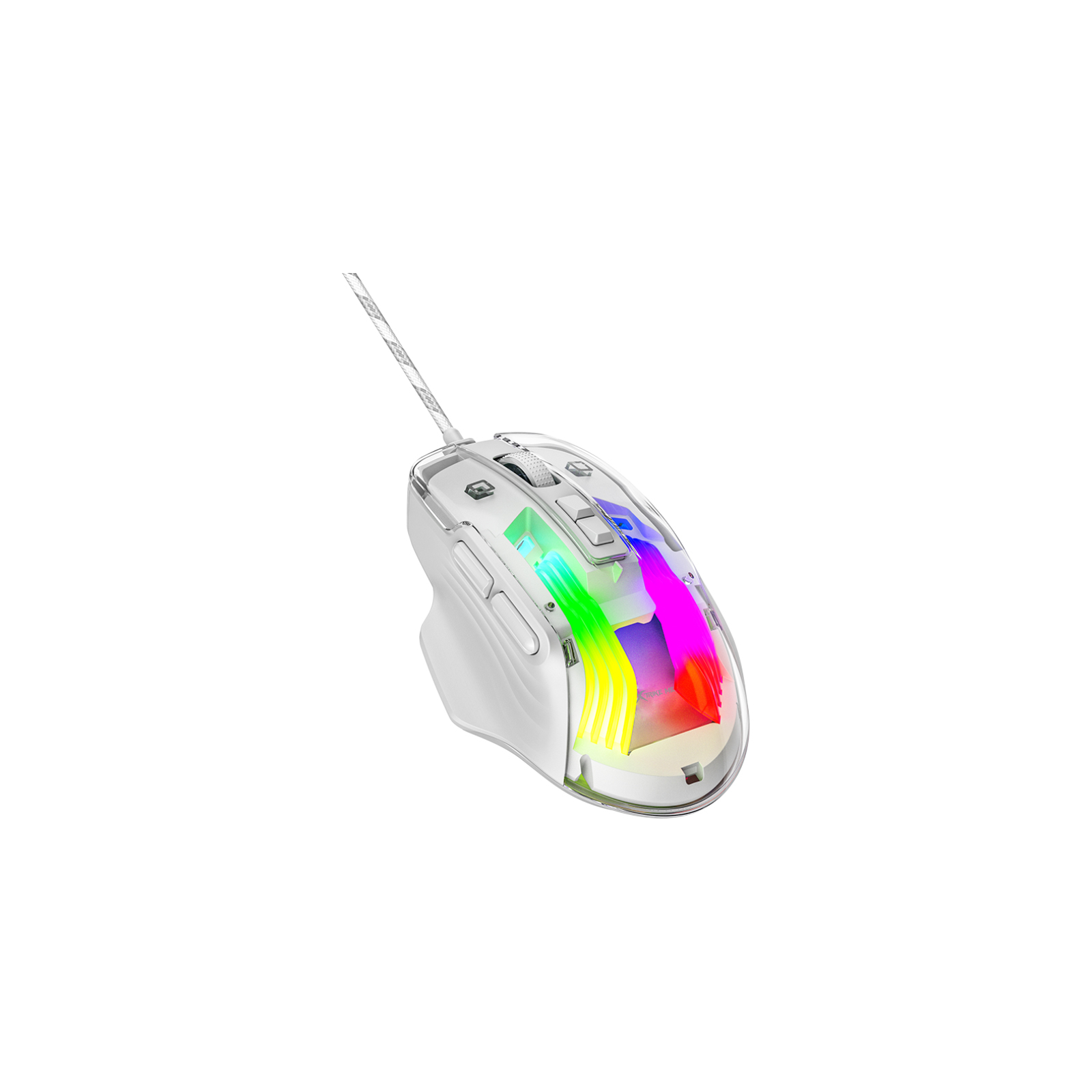 Мишка Xtrike ME GM-319 USB RGB White (GM-319) зображення 2