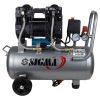 Компрессор Sigma двухцилиндровый безмасляный 1.5кВт 209л/мин 8бар 30л (7042541) изображение 3