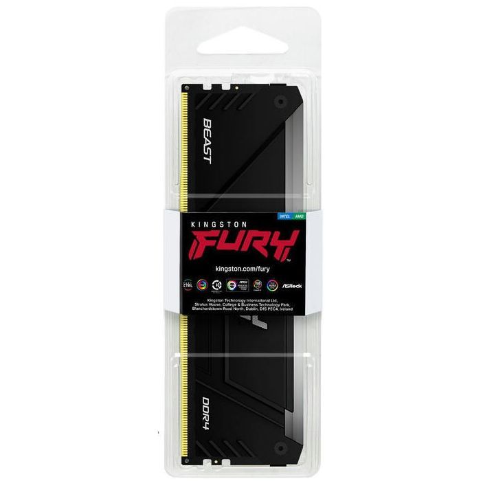 Модуль памяти для компьютера DDR4 16GB 3600 MHz Beast RGB Kingston Fury (ex.HyperX) (KF436C18BB2A/16) изображение 5