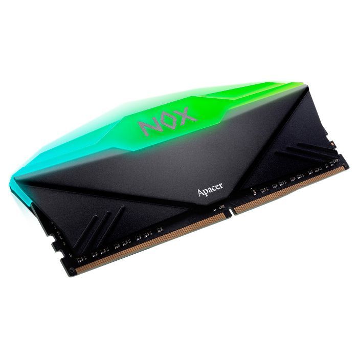 Модуль памяти для компьютера DDR4 32GB (2x16GB) 3200 MHz NOX RGB Black Apacer (AH4U32G32C28YNBAA-2) изображение 3