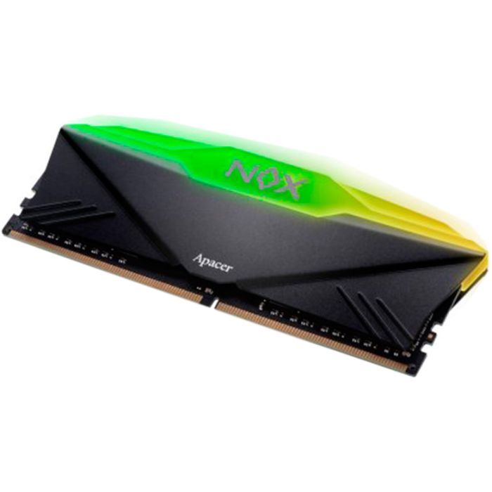 Модуль памяти для компьютера DDR4 32GB (2x16GB) 3200 MHz NOX RGB Black Apacer (AH4U32G32C28YNBAA-2) изображение 4