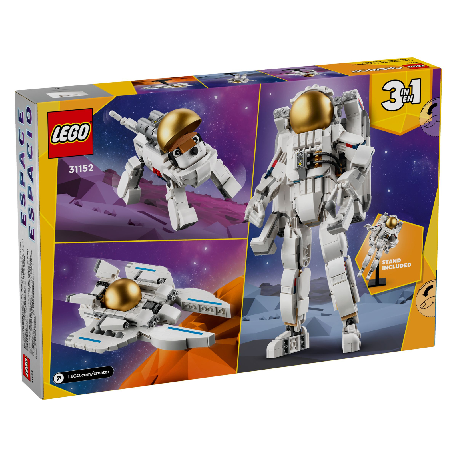 Конструктор LEGO Creator Космонавт 647 деталей (31152) изображение 11