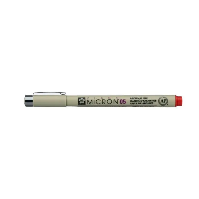 Лайнер Sakura Pigma Micron (0.5) 0,45 мм Красный (084511306417)