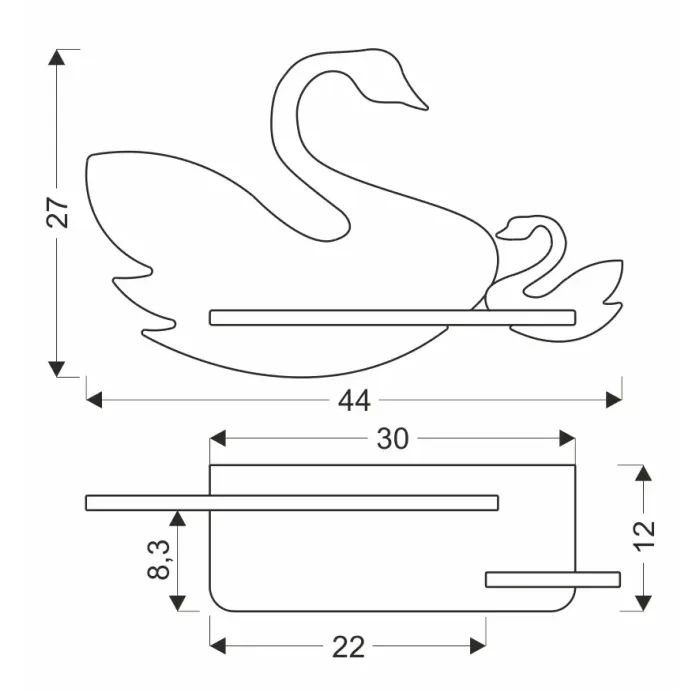 Світильник Candellux SWAN (21-05557) зображення 2