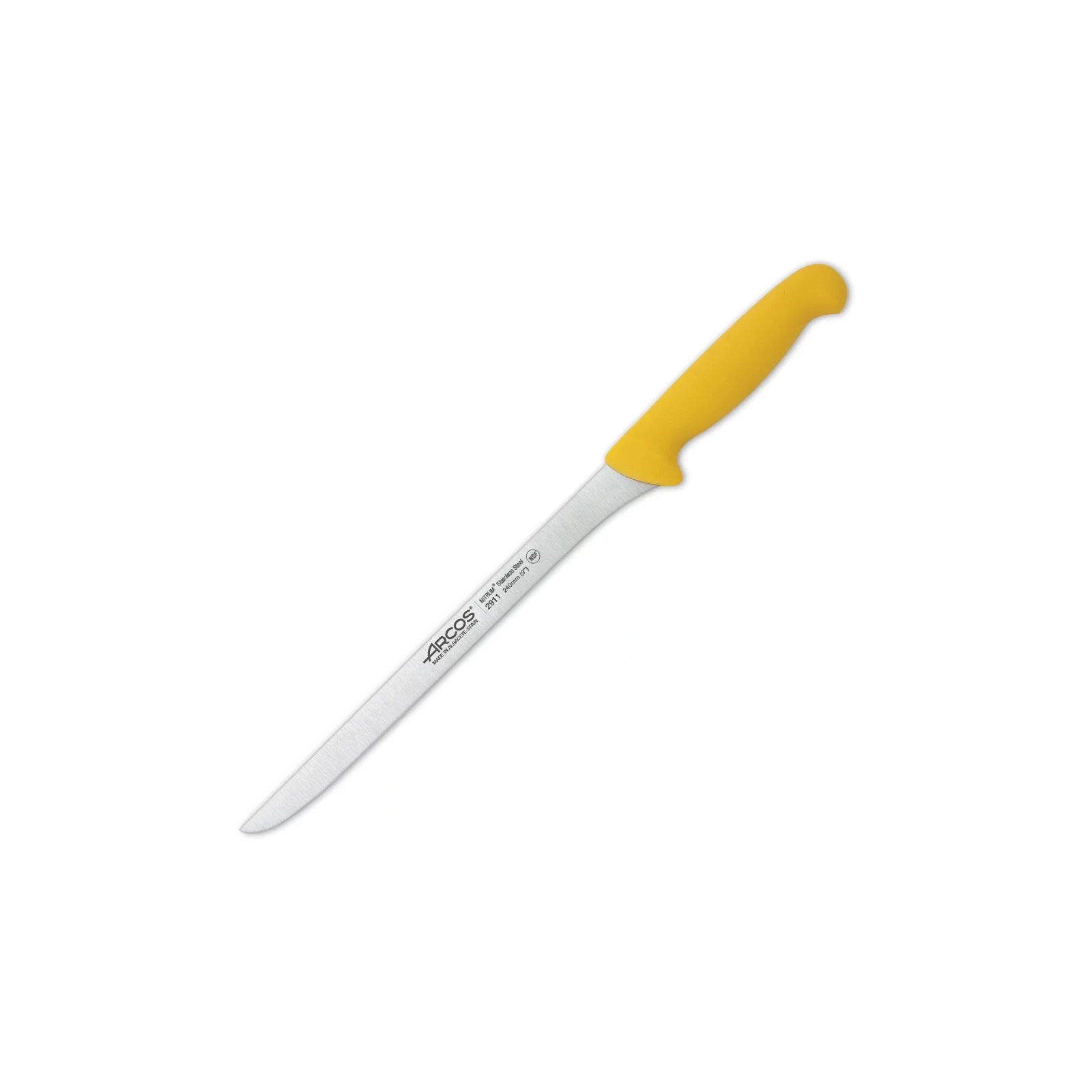 Кухонный нож Arcos серія "2900" для окосту 240 мм Жовтий (291100)