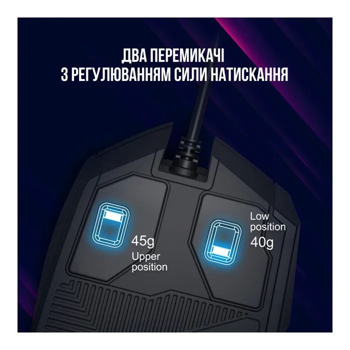 Мышка Lorgar Stricter 579 RGB USB Black (LRG-GMS579) изображение 7