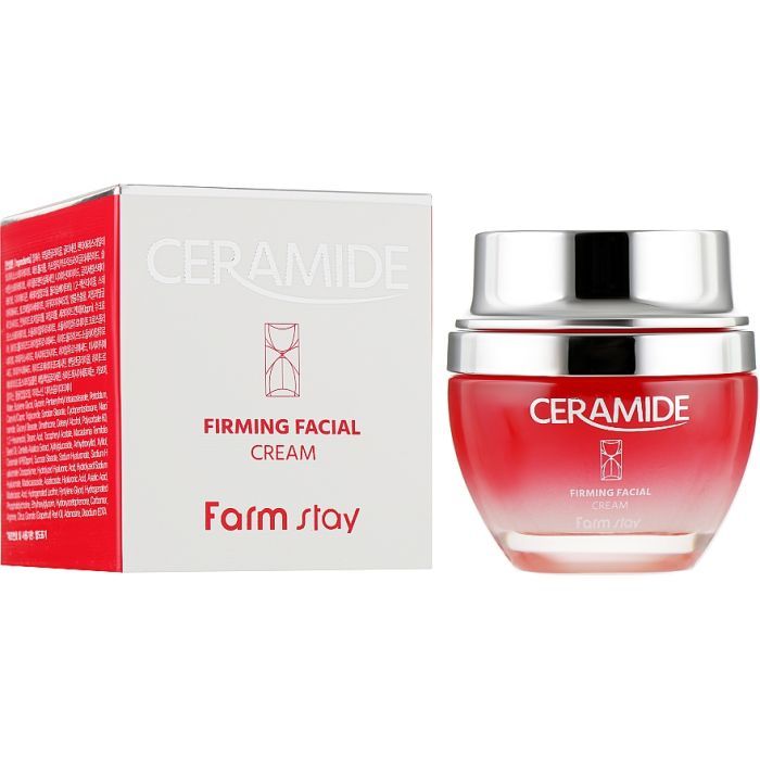 Крем для лица FarmStay Ceramide Firming Facial Cream Укрепляющий с керамидами 50 мл (8809480772658) изображение 2