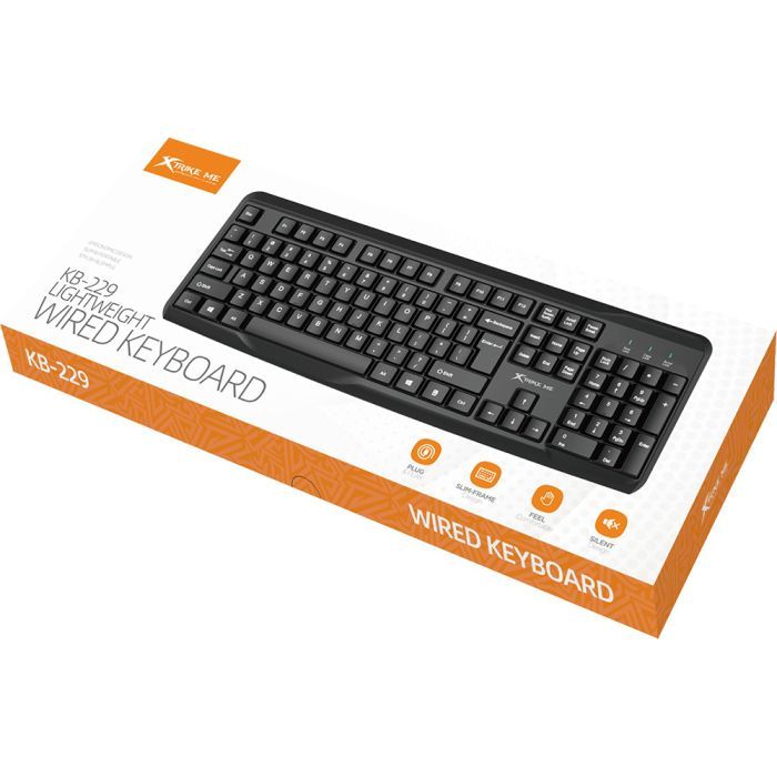 Клавиатура Xtrike ME KB-229 USB UA Black (KB-229UA) изображение 6