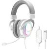 Наушники Fifine H6 RGB 7.1 White (H6W) изображение 2