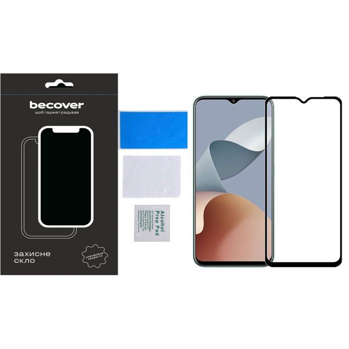 Скло захисне BeCover ZTE Blade A73 Black (710629) зображення 4