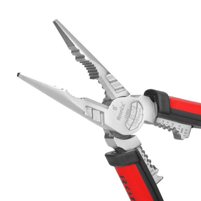 Плоскогубці Ronix довгогубці 205мм (RH-1393) зображення 3