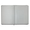 Книга записная Buromax Respect 96 листов А5 в клетку серый (BM.295108-09) изображение 3