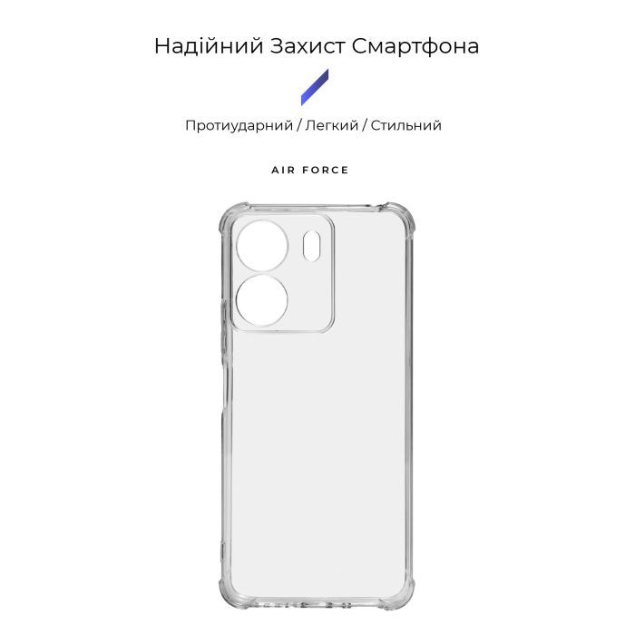 Чохол до мобільного телефона Armorstandart Air Force Xiaomi Redmi 13C 4G / Poco C65 Cam cov Transparent (ARM75264) зображення 3