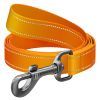 Поводок для собак WAUDOG Nylon Mono, светоотражающий M оранжевый (52184) изображение 2