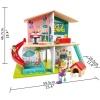 Ігровий набір Hape Ляльковий будинок з гіркою, меблями та аксесуарами (E3411) зображення 4