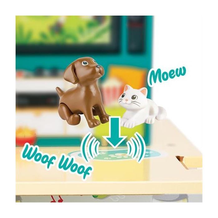 Игровой набор Hape Кукольный дом с горкой, мебелью и аксессуарами (E3411) изображение 5