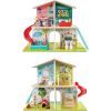 Игровой набор Hape Кукольный дом с горкой, мебелью и аксессуарами (E3411)