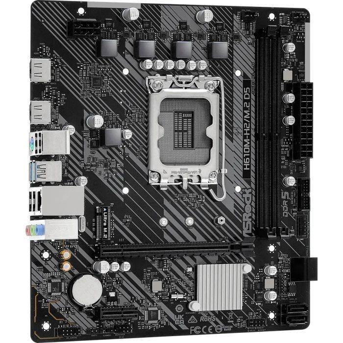 Материнська плата ASRock H610M-H2/M.2 D5 зображення 3