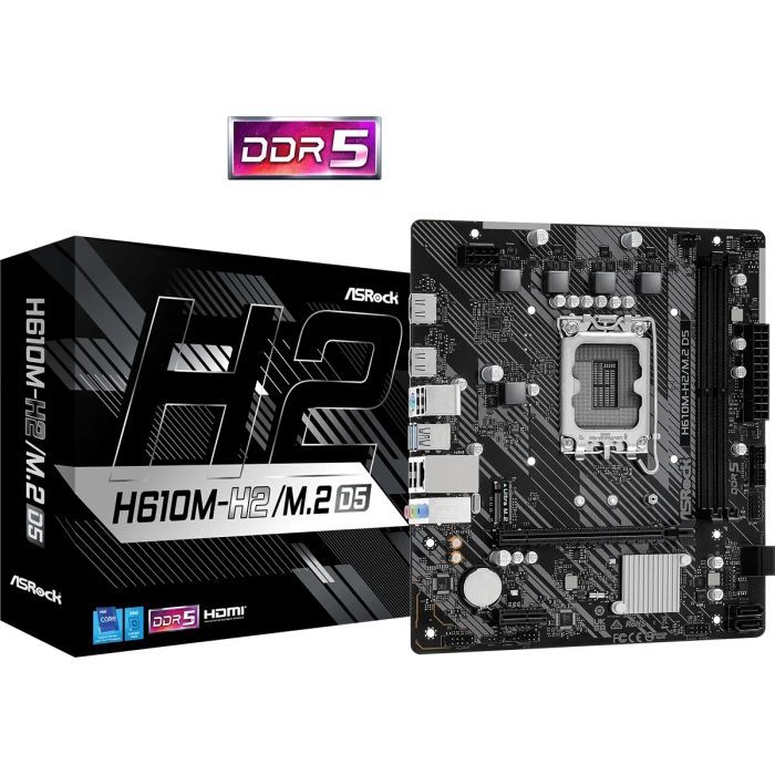Материнська плата ASRock H610M-H2/M.2 D5 зображення 5