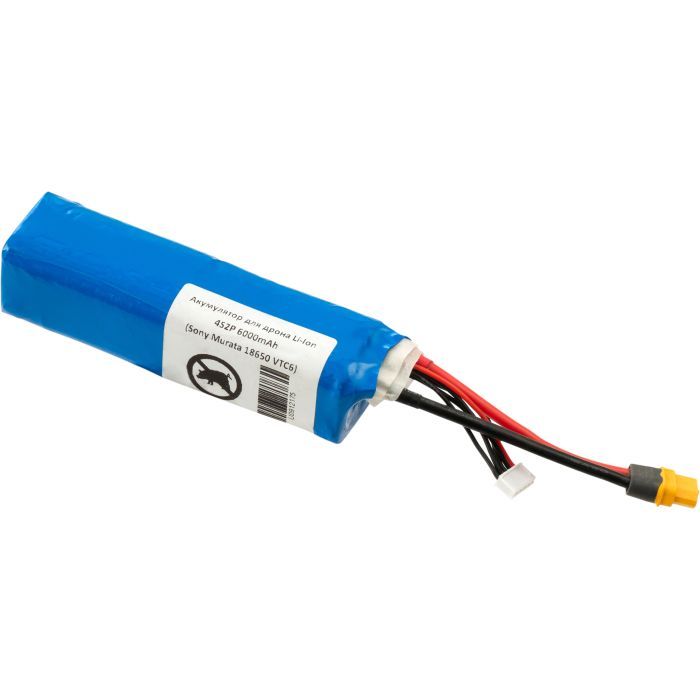 Акумуляторний блок Vinga Li-Ion 4s2Р 6000mAh з балансувальним кабелем Sony Murata 18650 VTC6 (6000BMS/SONY18650) зображення 5