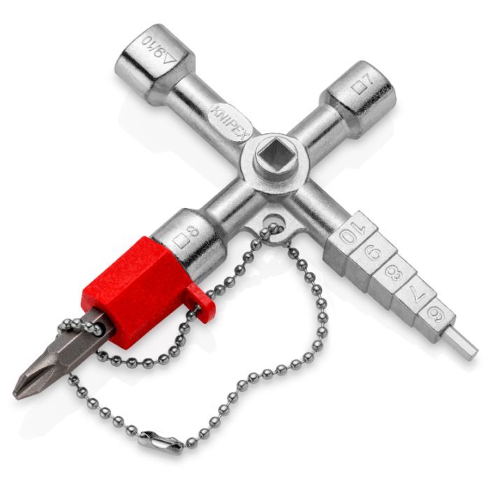 Ключ KNIPEX для електрошаф, професійний (00 11 04) зображення 3