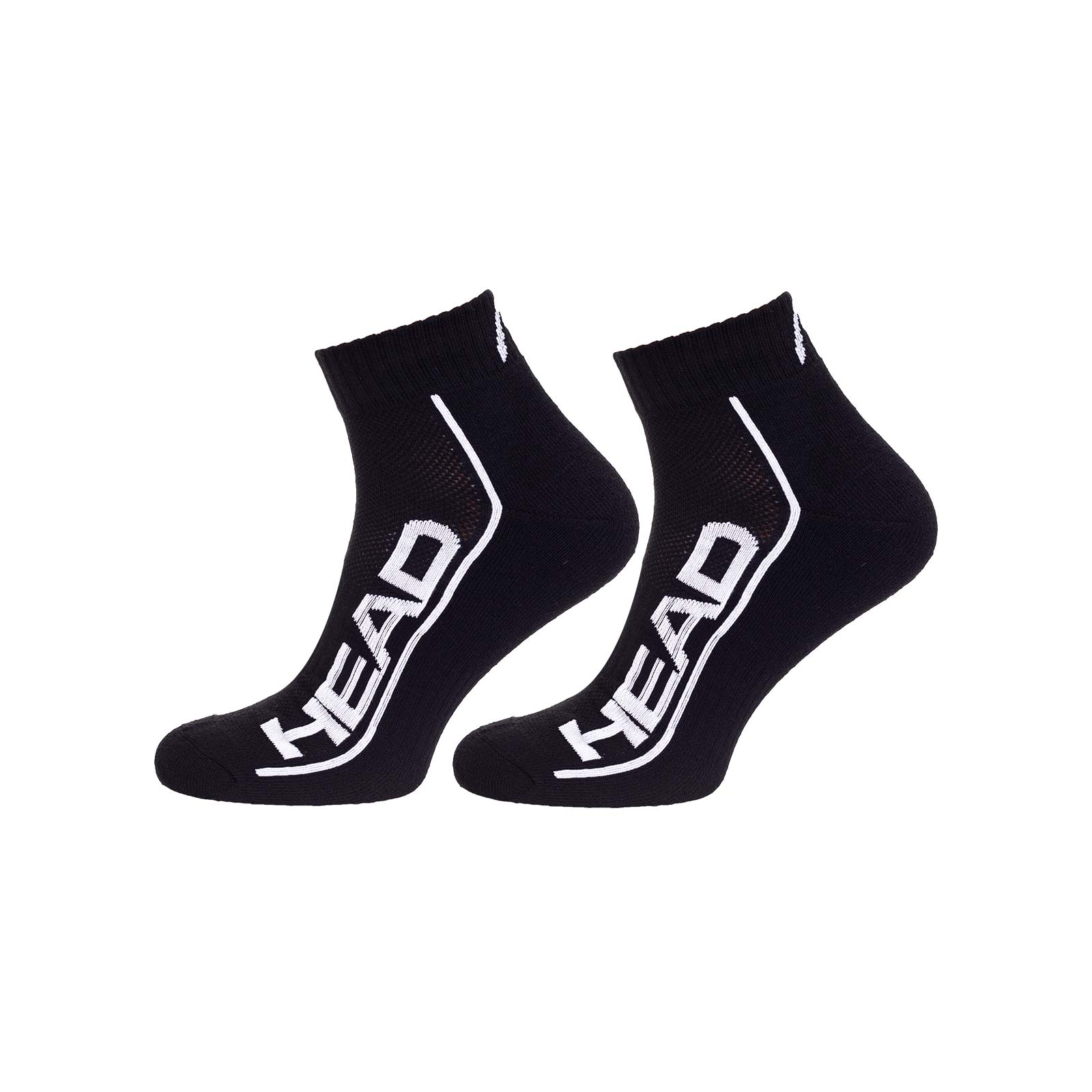 Шкарпетки Head Qperformance Quarter 791019001-005 2 пари Чорний 35-38 (8720245181914) зображення 3