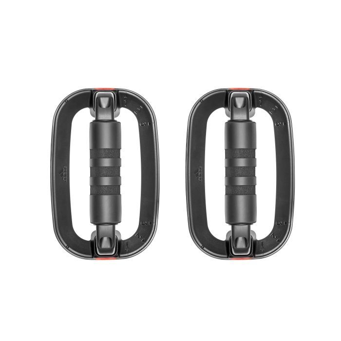 Упори для віджимань Adidas Performance Push Up Bars ADAC-12232 Чорний/Червоний (885652021579) зображення 9