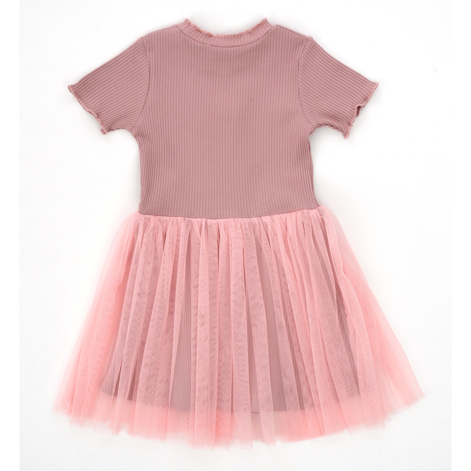 Платье POP FASHION с фатиновой юбкой (7467-104G-pink) изображение 2