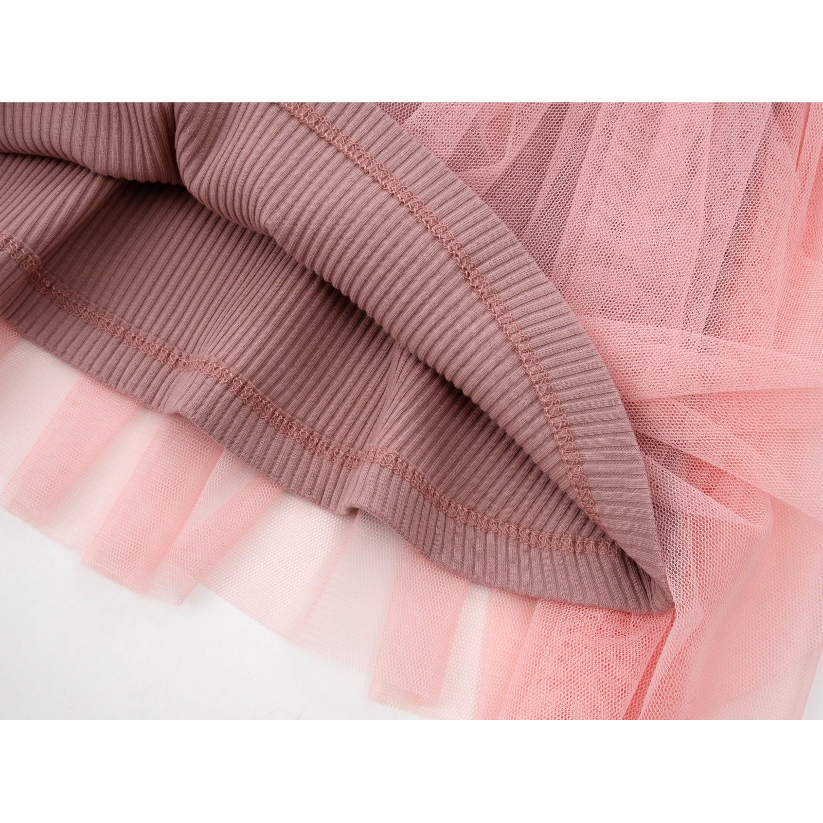 Платье POP FASHION с фатиновой юбкой (7467-98G-pink) изображение 4