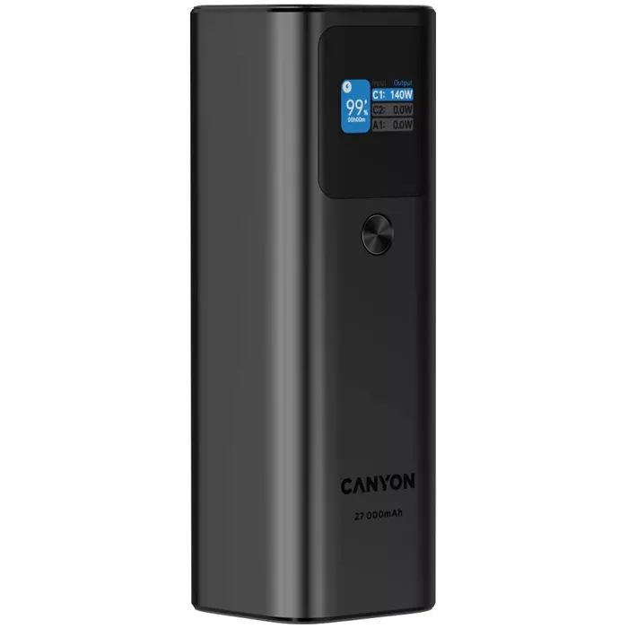 Батарея универсальная Canyon PB-2010 27000mAh PD/3.1/140Wh, in/out2xUSB-C PD/140W, outUSB-A/22.5W (CNE-CPB2010DG) изображение 4