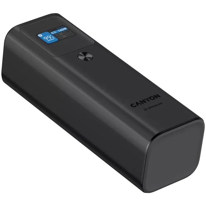 Батарея универсальная Canyon PB-2010 27000mAh PD/3.1/140Wh, in/out2xUSB-C PD/140W, outUSB-A/22.5W (CNE-CPB2010DG) изображение 5