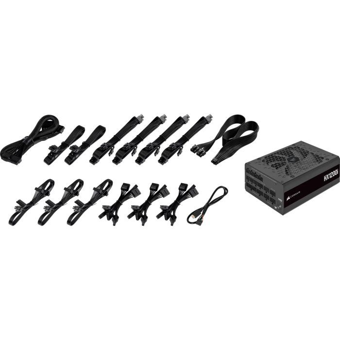 Блок питания Corsair 1200W HX1200i PCIE5 (CP-9020281-EU) изображение 10