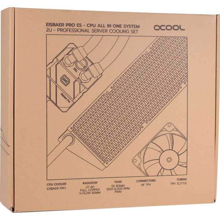 Система рідинного охолодження Alphacool PRO ES TRIPLE/80MM (11972) зображення 9