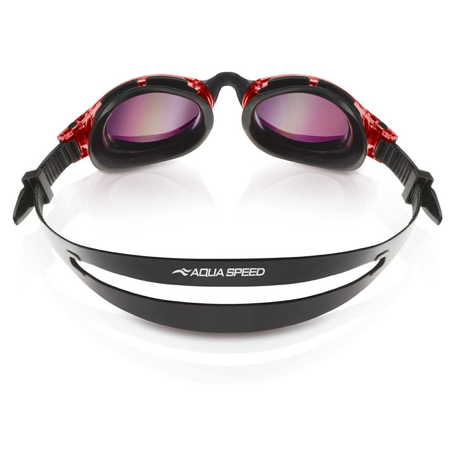 Очки для плавания Aqua Speed Triton 2.0 Mirror 283-31 60409 чорний, червоний OSFM (5905718604098) изображение 2