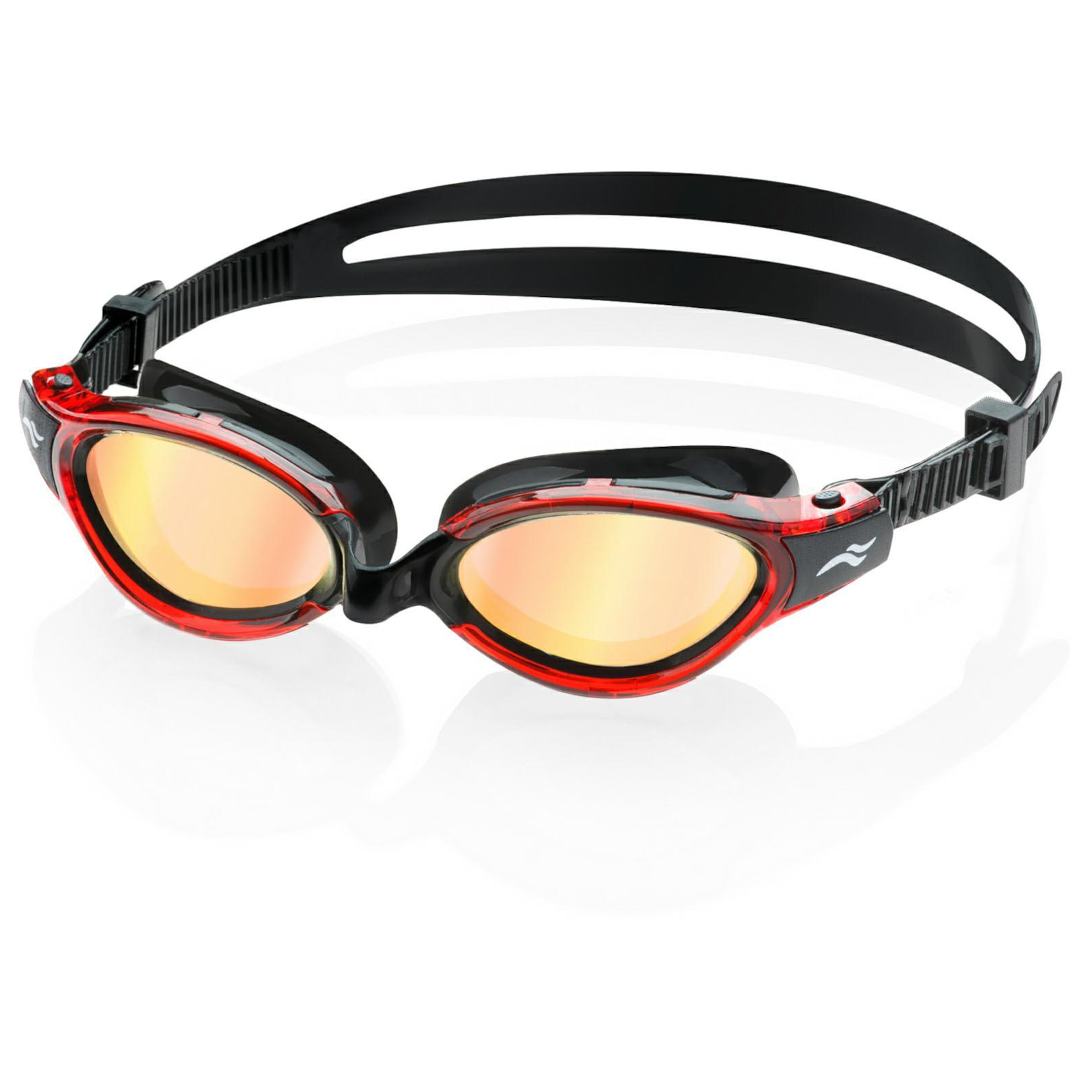 Очки для плавания Aqua Speed Triton 2.0 Mirror 283-31 60409 чорний, червоний OSFM (5905718604098)