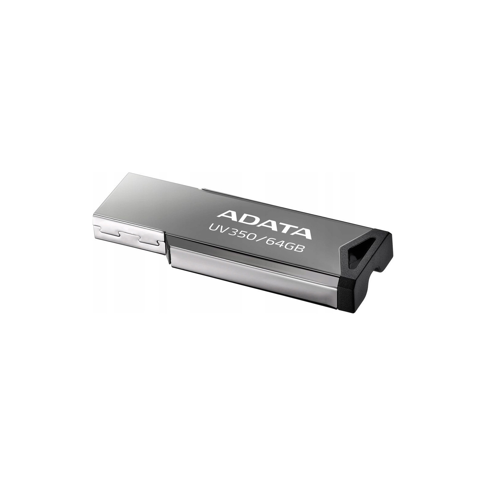USB флеш накопитель ADATA 64GB UV350 Metallic USB 3.2 (AUV350-64G-RBK) изображение 4
