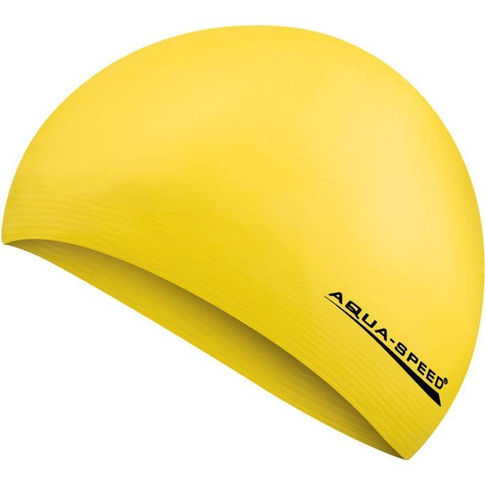 Шапка для плавания Aqua Speed Soft Latex 122-18 5731 жовтий Уні OSFM (5908217657312)