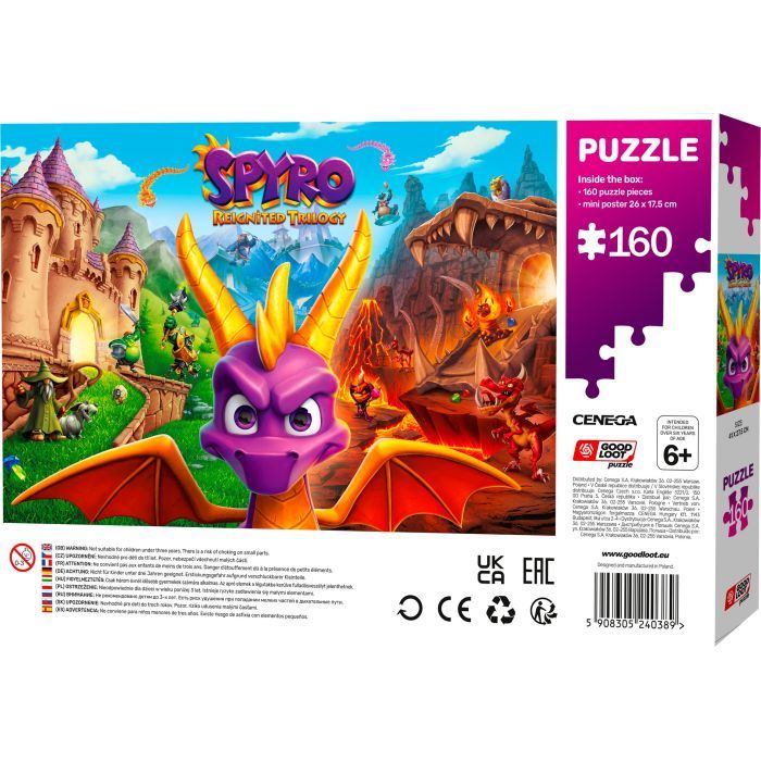 Пазл GoodLoot Spyro Reignited Trilogy 160 элементов (5908305240389) изображение 3