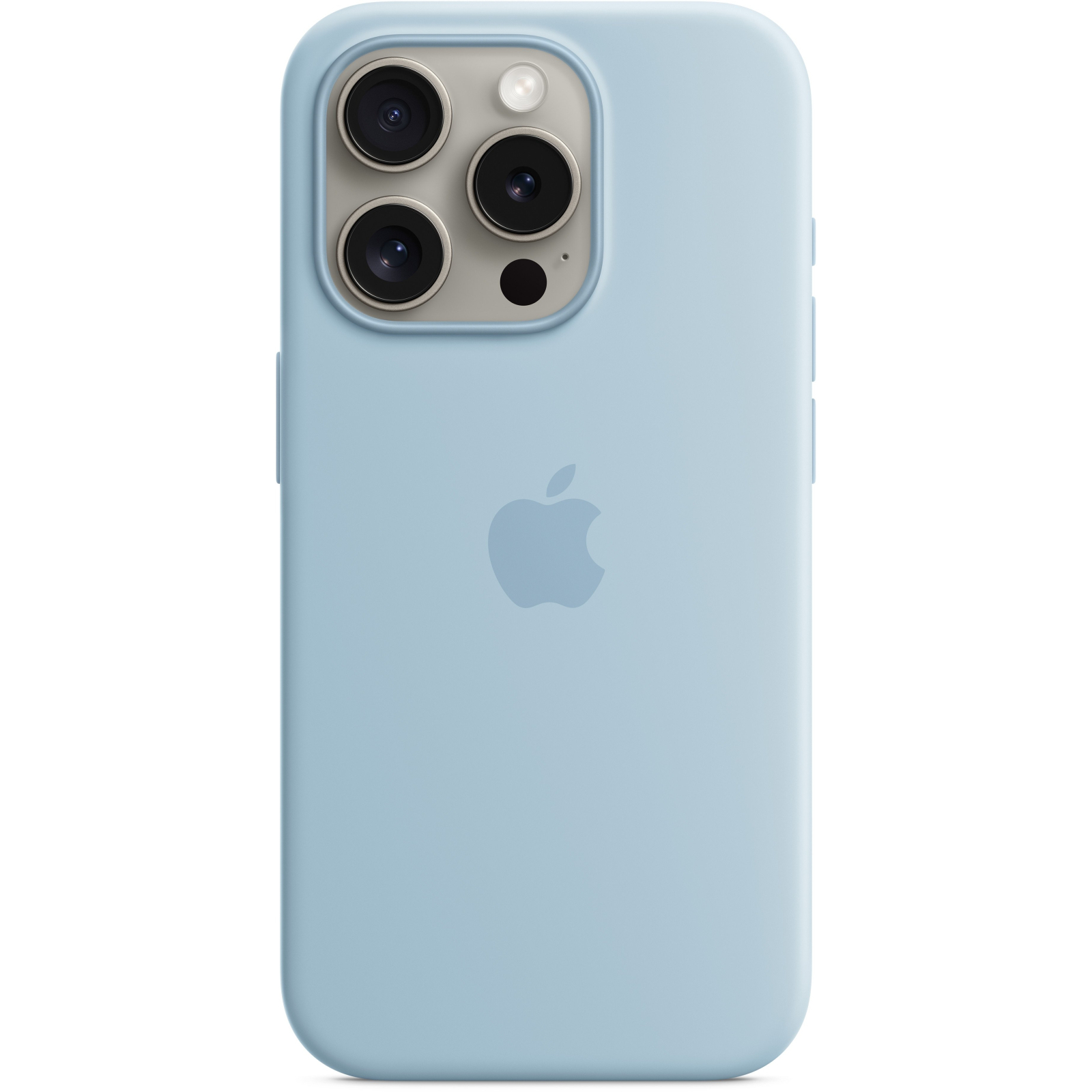 Чехол для мобильного телефона Apple iPhone 15 Pro Silicone Case with MagSafe - Soft Mint,Model A3125 (MWNL3ZM/A) изображение 3