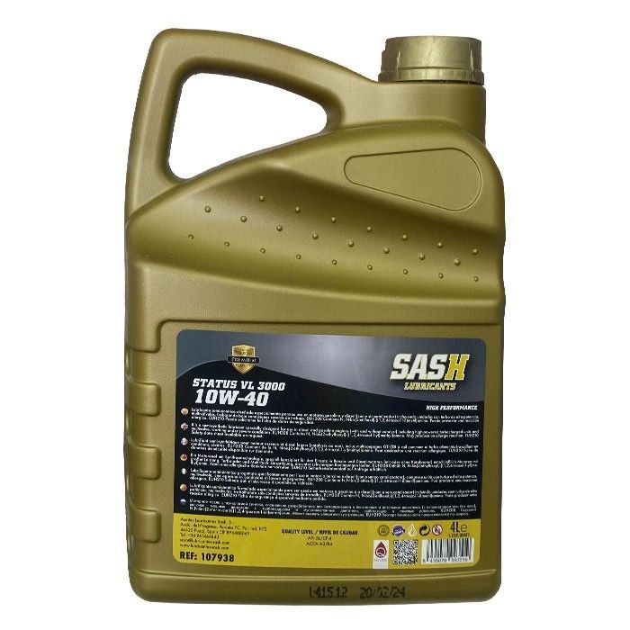 Моторное масло SASH STATUS VL-3000 10W40 4л (107938) изображение 2