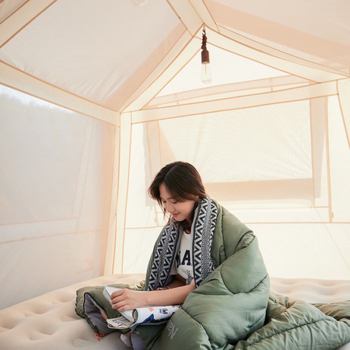 Спальный мешок Naturehike L150 NH20MSD05 (13°C) правий, темно-зелений (6976023921209-R) изображение 3