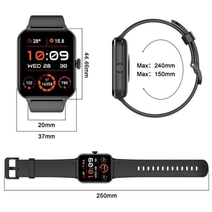 Смарт-годинник Blackview R50 Grey (6931548317531) зображення 2