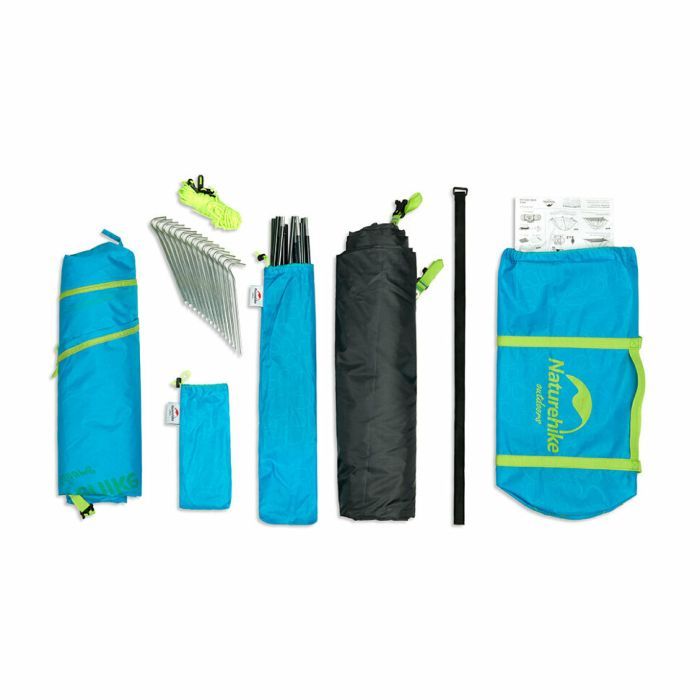 Палатка Naturehike чотиримісний P-Series NH18Z044-P 210T/65D помаранчеви (6975641887676) изображение 3
