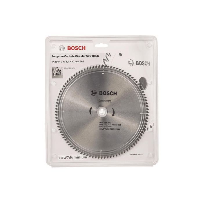 Диск пильний Bosch Eco for Aluminium 254x3x30-96T (2.608.644.395) зображення 2