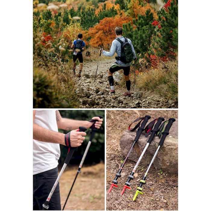 Треккинговые палки Naturehike ST06 NH17D006-D 3-секційна біла 1 шт (6927595748589) изображение 9