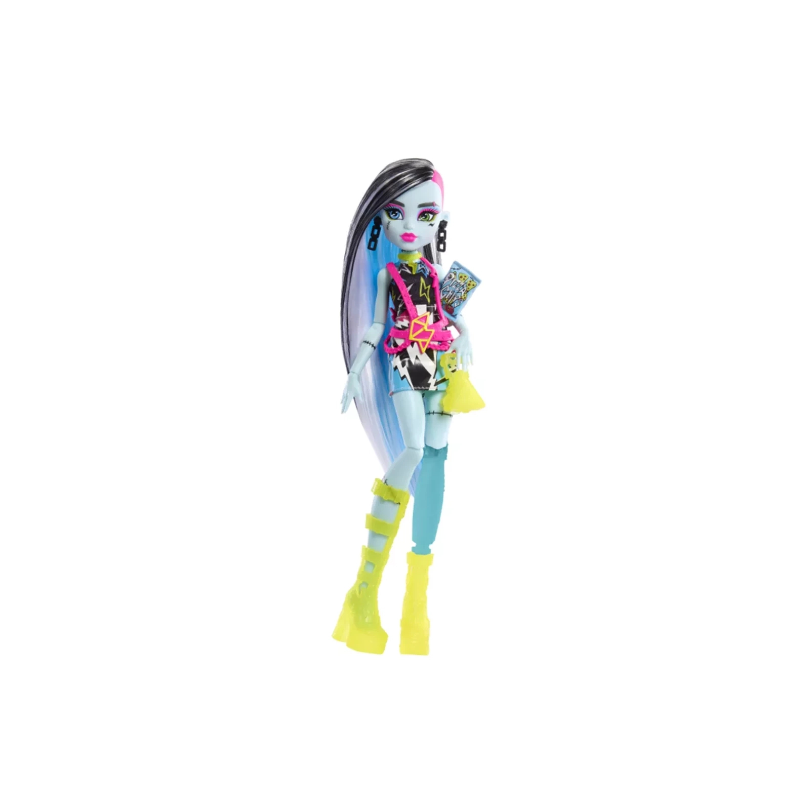 Кукла Monster High Неоновые и бомбезные Ужасно-секреты Фрэнки (HNF79) изображение 2