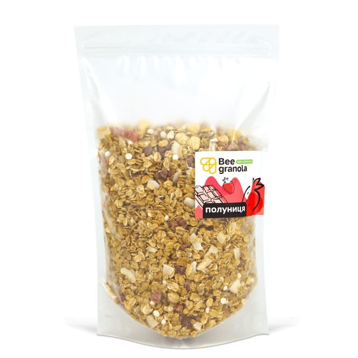 Гранола Bee Granola Клубника 500 г (4820228430177)
