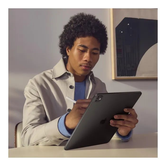 Планшет Apple iPad Pro 11" M4 WiFi + Cellular 256GB with Standard glass Silver (MVW23NF/A) изображение 4