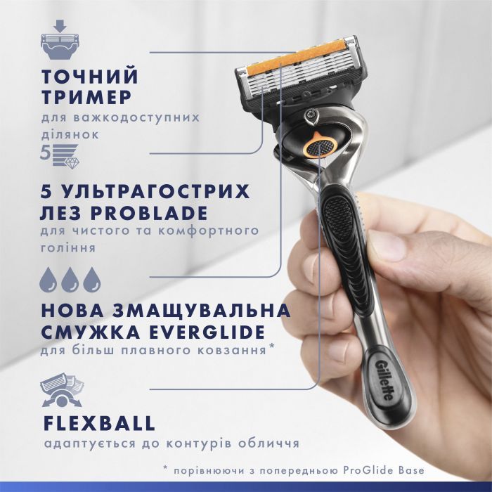 Змінні касети Gillette Fusion ProGlide 12 шт. (7702018440894/8006530028882) зображення 7