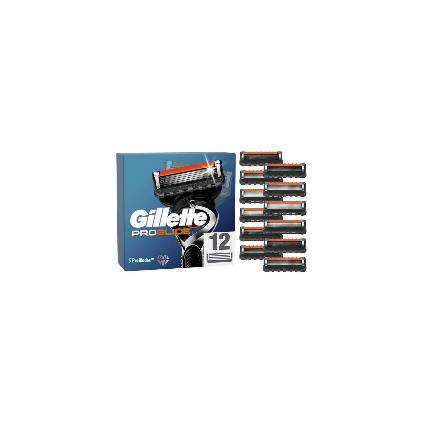 Сменные кассеты Gillette Fusion ProGlide 2 шт. (7702018085897)